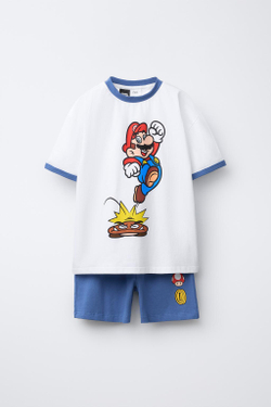 ZARA ПИЖАМА SUPER MARIO BROS ©, СИНИЙ