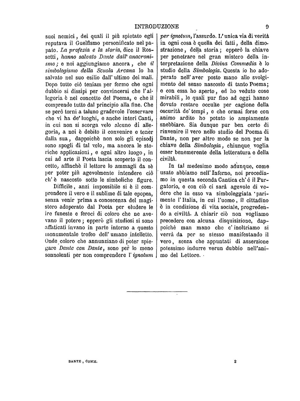 Commento su la Divina Commedia di Dante Alighieri. Volume 2 | Antonio Gualberto de Marzo; Dante Alighieri