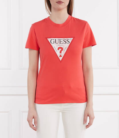 Футболка GUESS - красный(W2BI69 K8FQ1)