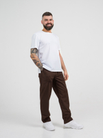 Футболка - китель повара мужской белый NVDesign