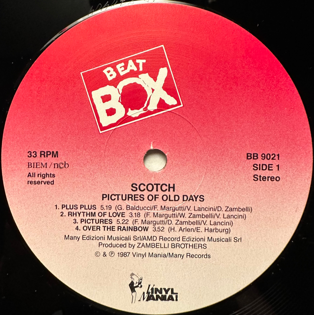 Scotch - Pictures Of Old Days (Швеция 1987г.)
