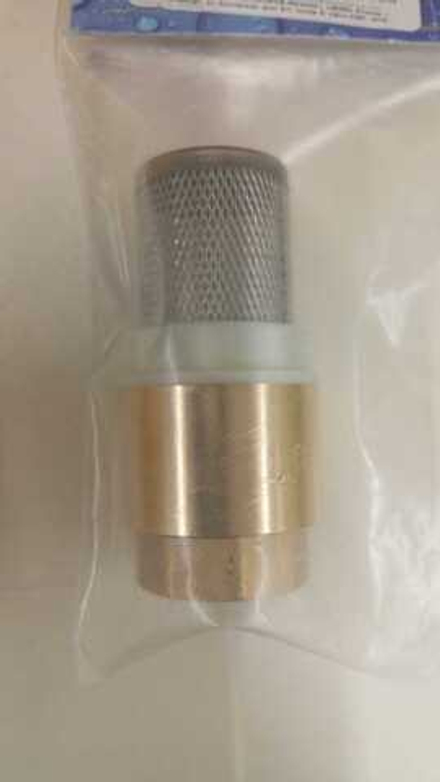 Клапан латунный обратный с фильтром 3/4"