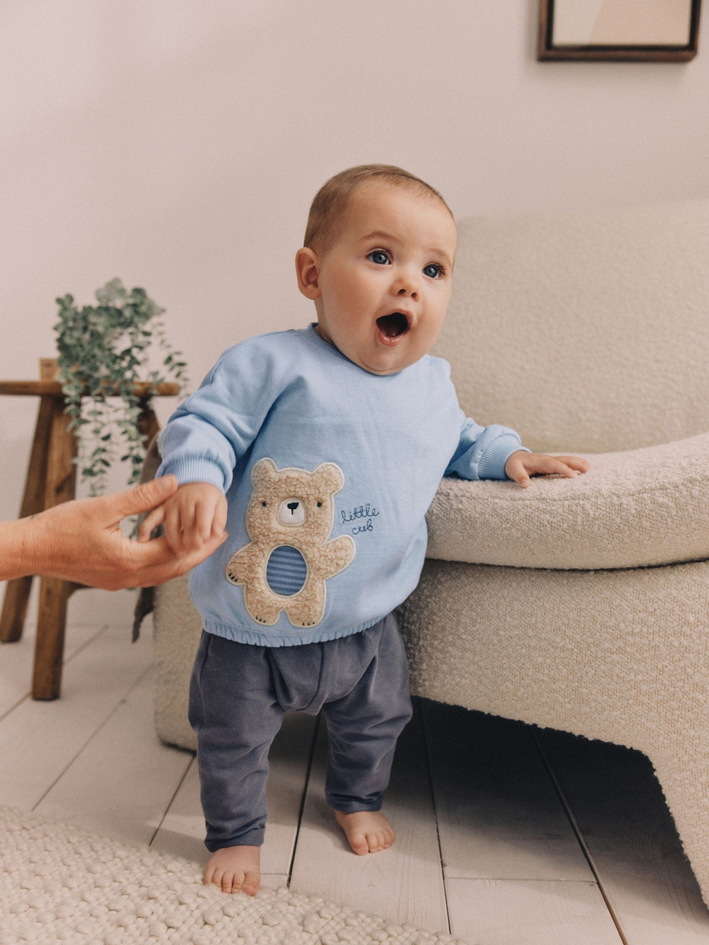 Толстовка и легинсы в комплекте для малышей Next Q96-876, Голубой