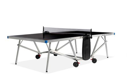 Теннисный стол всепогодный "W-800 Outdoor" (274 х 152,5 х 76 см) алюминиевый, с комплектом (сетка, 2 ракетки, 6 шариков )