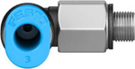 QSML-M3-3-100 Угловой штуцер с цанговым зажимом и резьбой