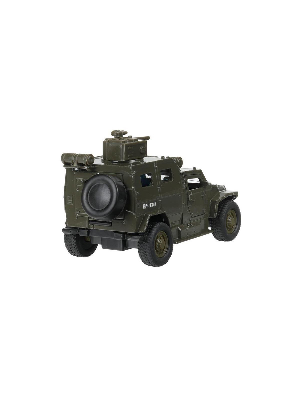 Машинка детская металлическая 12 см военная
