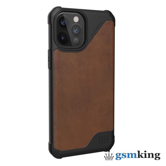 UAG Metropolis LT Series Case for Apple iPhone 12 Pro Max LTHR ARMR Brown (Коричневый)11236O118380
