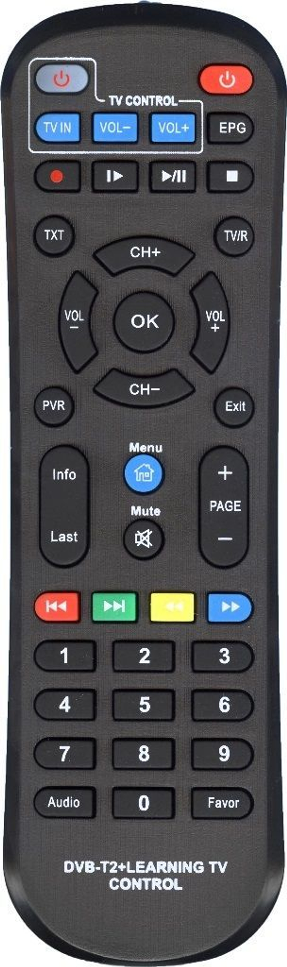 Пульт для WORLD VISION T62A DVB-T2 (для цифровой приставки) обучаемый