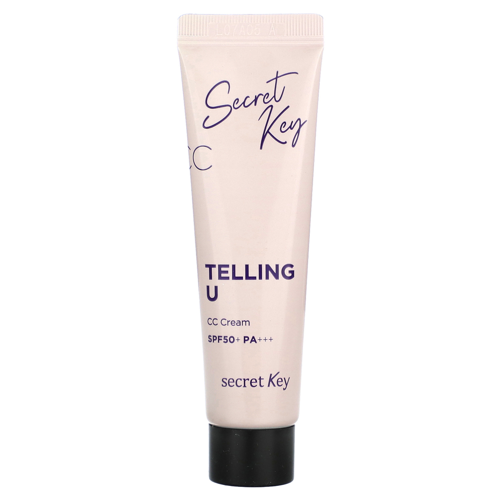 Secret Key, Telling U, CC-крем, SPF 50+, PA +++, 30 мл (1,01 жидк. Унции)