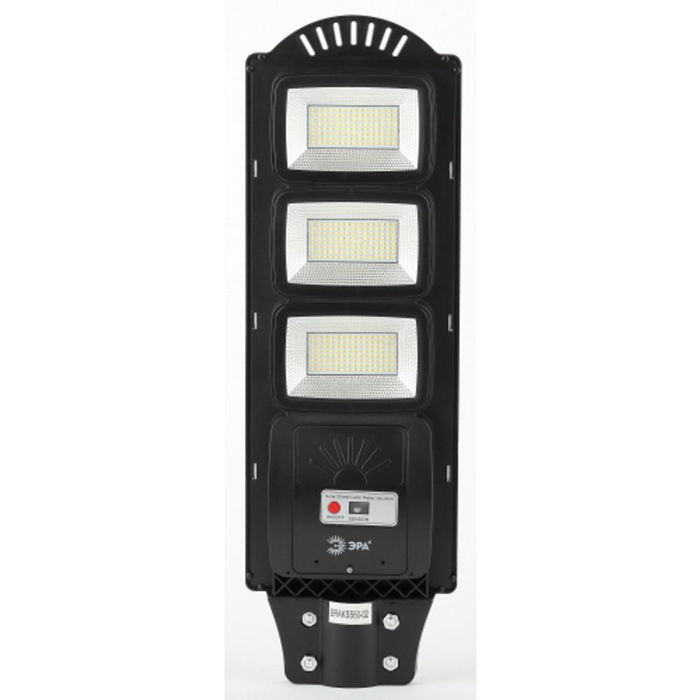 ЭРА Консольный светильник на солн. бат.,SMD, с кронштейном,60W,с датч. движ.,ПДУ,1000lm, 5000К, IP65