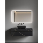 Зеркало прямоугольное Armadi Art Modern 120*70см543-120-MG подсветка, сенсор, антизапотевание, MATT GOLD