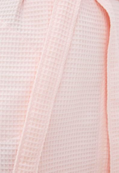 Наоми (пудра) XL Халат вафельный с капюшоном