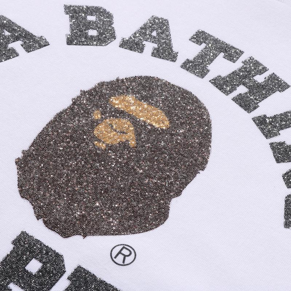 A Bathing Ape Bathing Ape Футболка Cotton Regular Straight Fit Summer 0zxtem00510xq белый