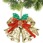 Подвеска «Зимние колокольчики» 13 см, золото