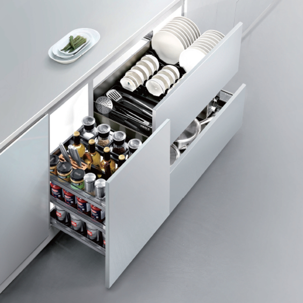 Выдвижная корзина для хранения приправ - Shearer Style 2.0, 290x435x485 мм