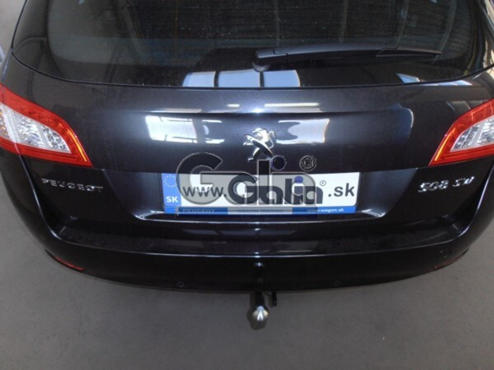 Фаркоп оцинкованный Galia P044A для Peugeot 508 универсал 2011-(паспорт и сертификат в комплекте)(без электрики)