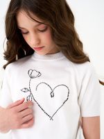 Джемпер для девочки 1408 белый