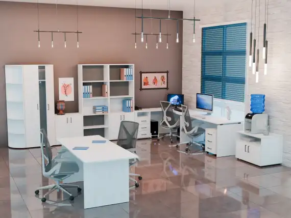 Офисная мебель Континент-Pro ясень анкор