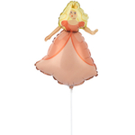 Шар Фольгированный Принцесса в короне (Розовый)