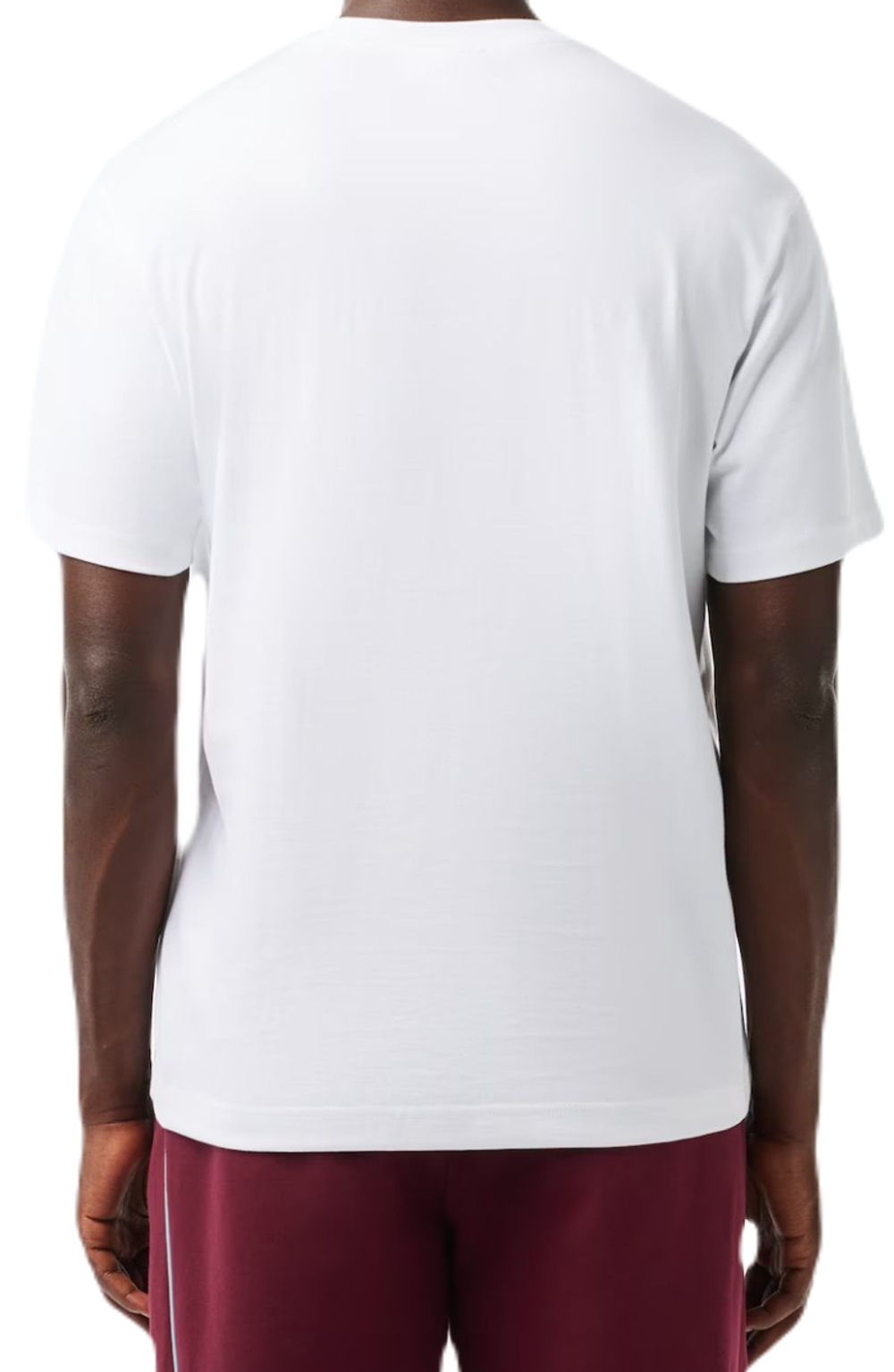 Мужская теннисная футболка Lacoste Relaxed Fit René Lacoste Print T-shirt - white