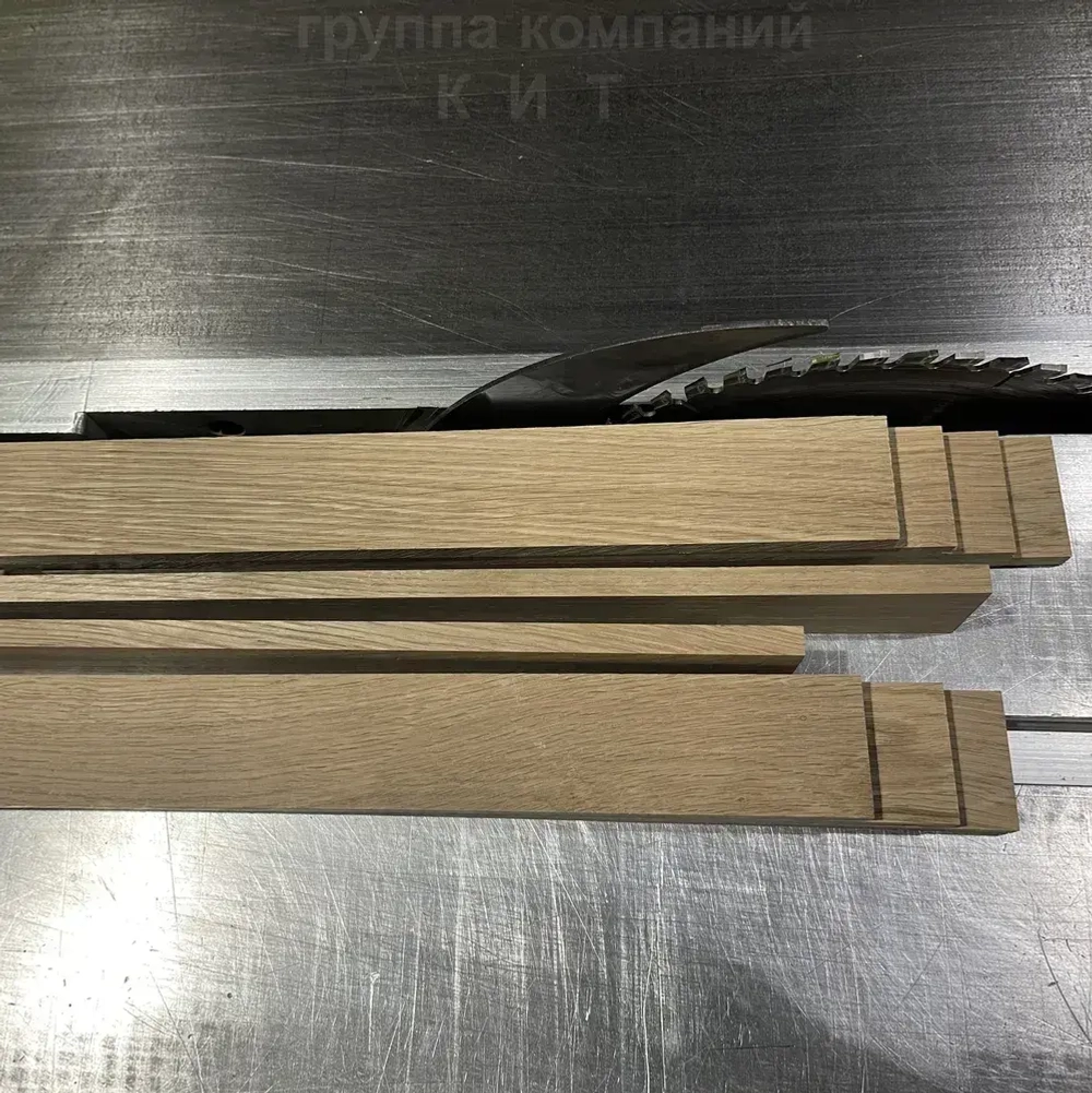 шпон (ламель) дуб 7х60х500 мм. Заготовка для творчества, хобби, поделок, мебели.