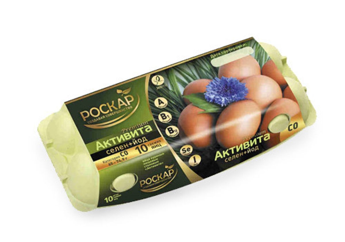 Яйцо куриное Активита С0, 10шт