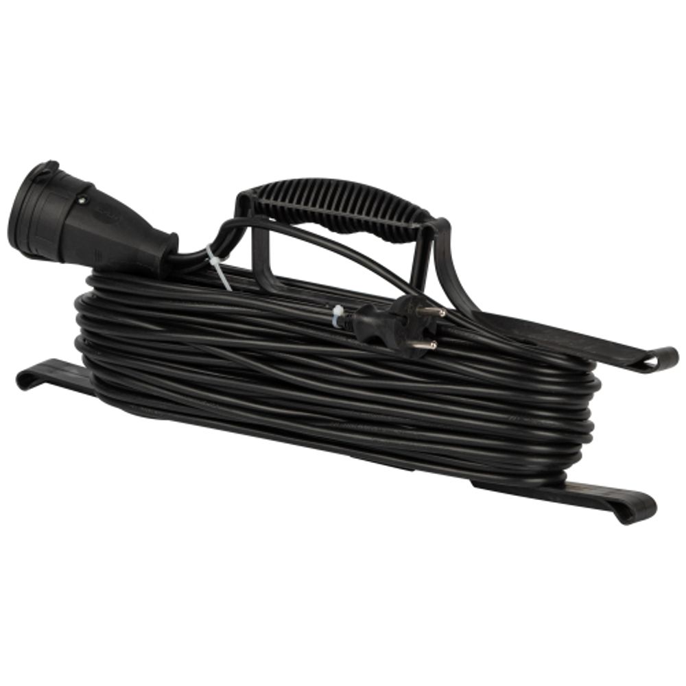 Удлинитель силовой ЭРА GREEN LINE FR-6-30m Greenline на рамке 1 розетка без заземления 30м ПВС 2x0.75мм2