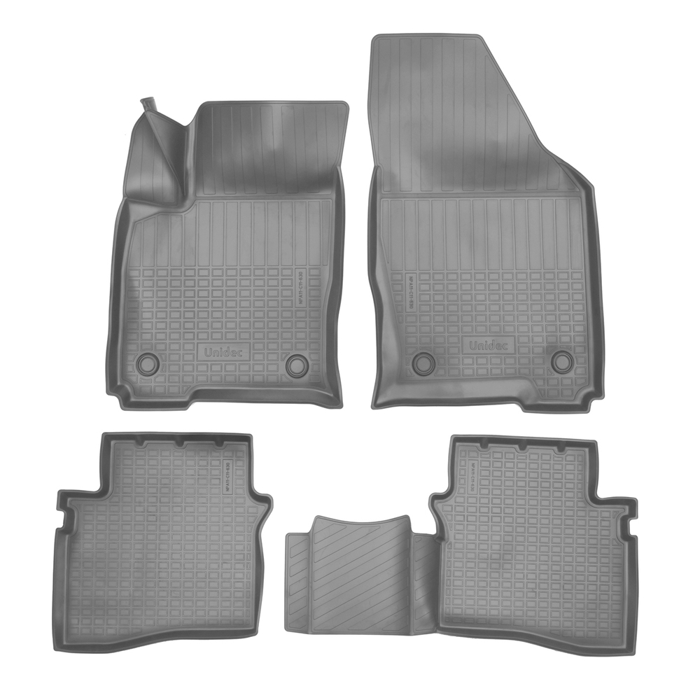 Ковры в салон Norplast/Unidec для Chery Arizzo 5Plus (2021-) Полиуретан, Серый, арт.NPA11-C11-630-2-G