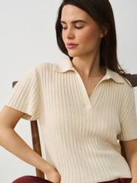 Футболка вязаная "Песок" женская