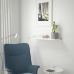 Полка настенная - BERGSHULT/GRANHULT IKEA/БЕРГСХУЛЬТ/ ГРАНХУЛЬТ ИКЕА, 80x30 см, белый