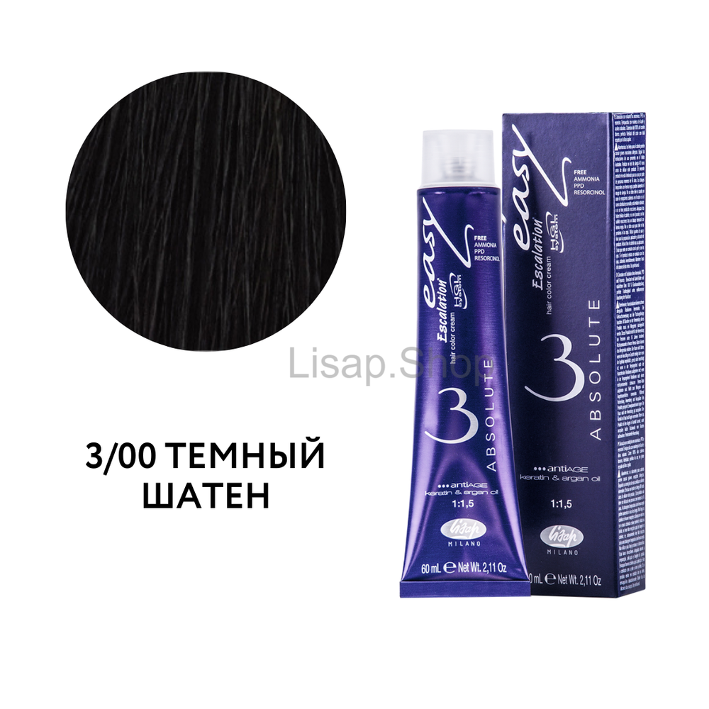 Безаммиачный перманентный крем-краситель для волос "Escalation Easy Absolute 3"