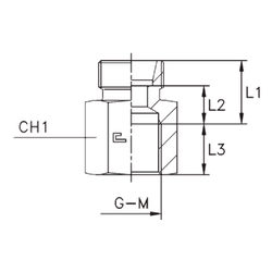 Соединение PS DS30 BSP 1.1/4" (корпус)