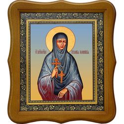 Иоанникия Кожевникова, игумения, преподобномученица. Икона на холсте.