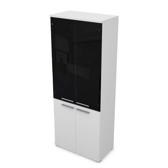 9Ш.005.26 Шкаф высокий со стеклом (800*450*2045)