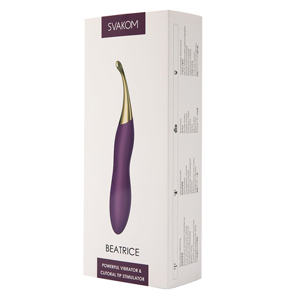 Клиторальный стимулятор со сменными насадками Svakom Beatrice S137B