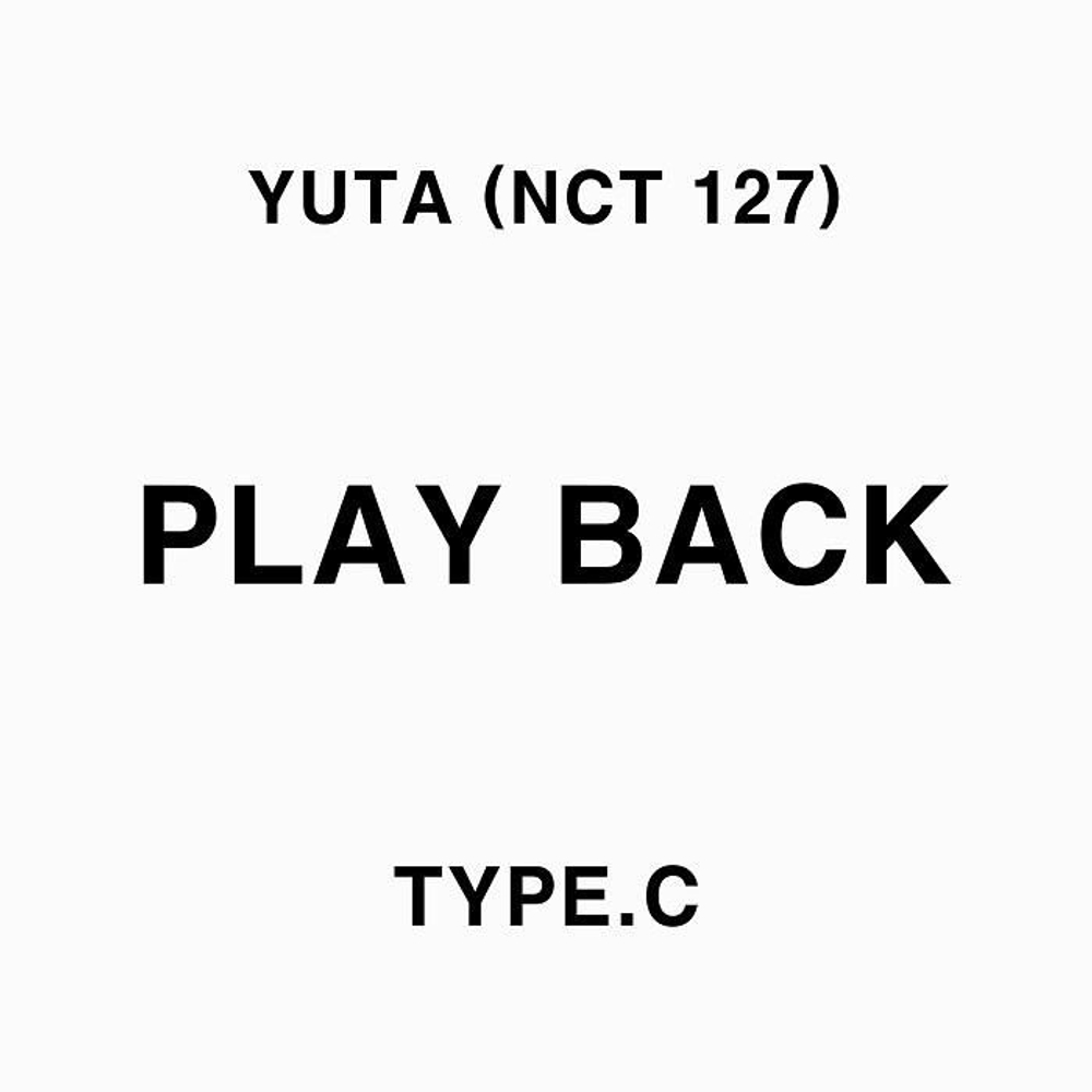 (ПРЕДЗАКАЗ) Альбом YUTA (NCT 127) - PLAY BACK TYPE C