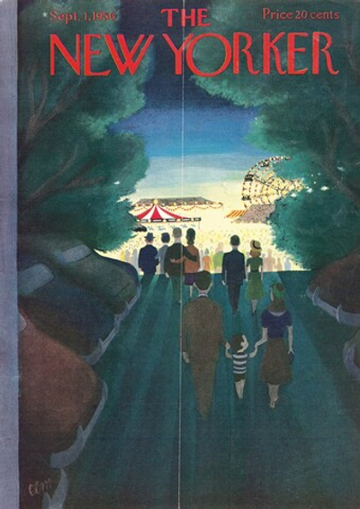 Журнал The New Yorker 01-09-1956, обложка