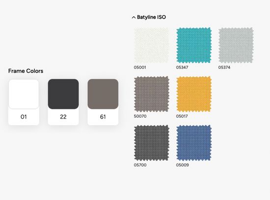 Шезлонг-лежак металлический Wave антрацит Турция