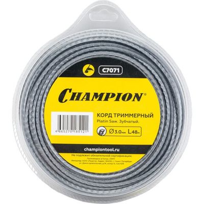 Леска CHAMPION Platin Saw 3.0мм*48м (зубчатая)   C7071