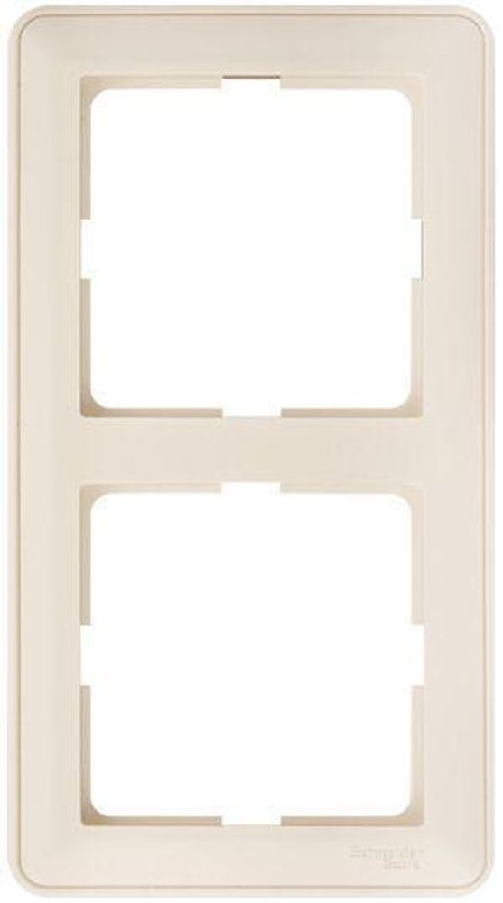 Рамка 2-м W59 сл. кость SE KD-2-28 (КД-2-28)