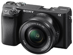 Sony Alpha ILCE-6400 Kit E PZ 16-50mm F/3.5-5.6 OSS, черный