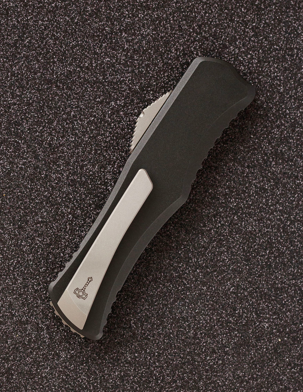 Автоматический складной нож SteelBro Freya Tanto Stonewash VG-10