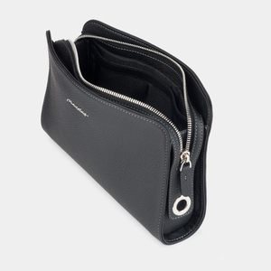 Сумка Emilie из кожи теленка, черного цвета