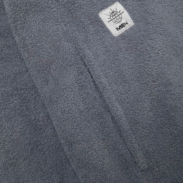 Толстовка Fleece ZIP Steel Grey серая - фото 9