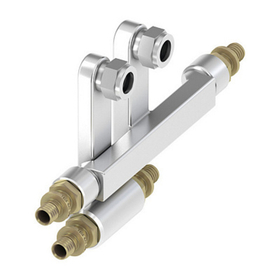 Двойной тройник для подключения радиаторов TECE 20 х 15 Cu х 16