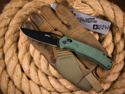 Складной нож SRM 9203-MG2 BlackWash сталь 10Cr15CoMoV рукоять OD Green Micarta