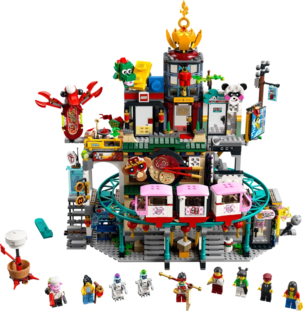 Конструктор LEGO Monkie Kid 80036 Город фонарей