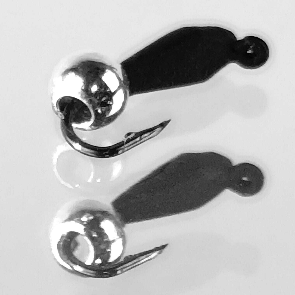 Мормышка Владимирская 521 «Микроб» с латунным шариком, 1.5мм, 0.2гр (15шт/уп)