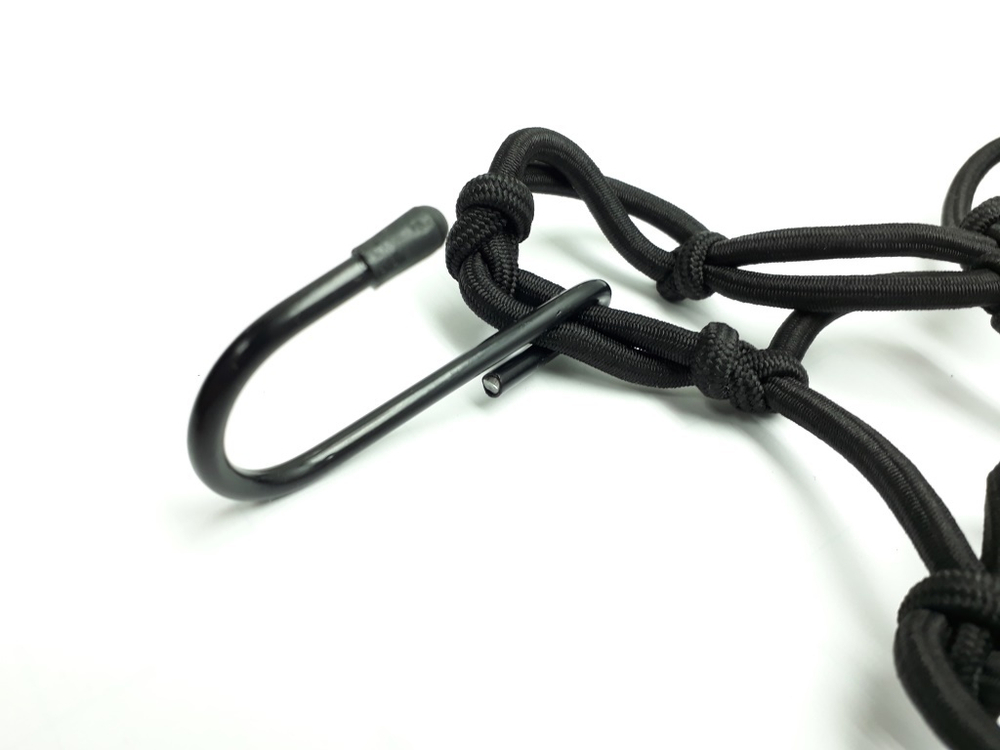 Багажная сетка REXWEAR, металлические крючки, 40*40 см, чёрный