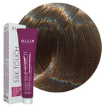 OLLIN SILK TOUCH 8/1 светло-русый пепельный 60мл Безаммиачный стойкий краситель для волос